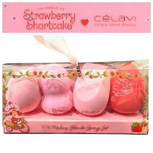 Celavi X Strawberry Shortcake Makeup Blender Sponge Set